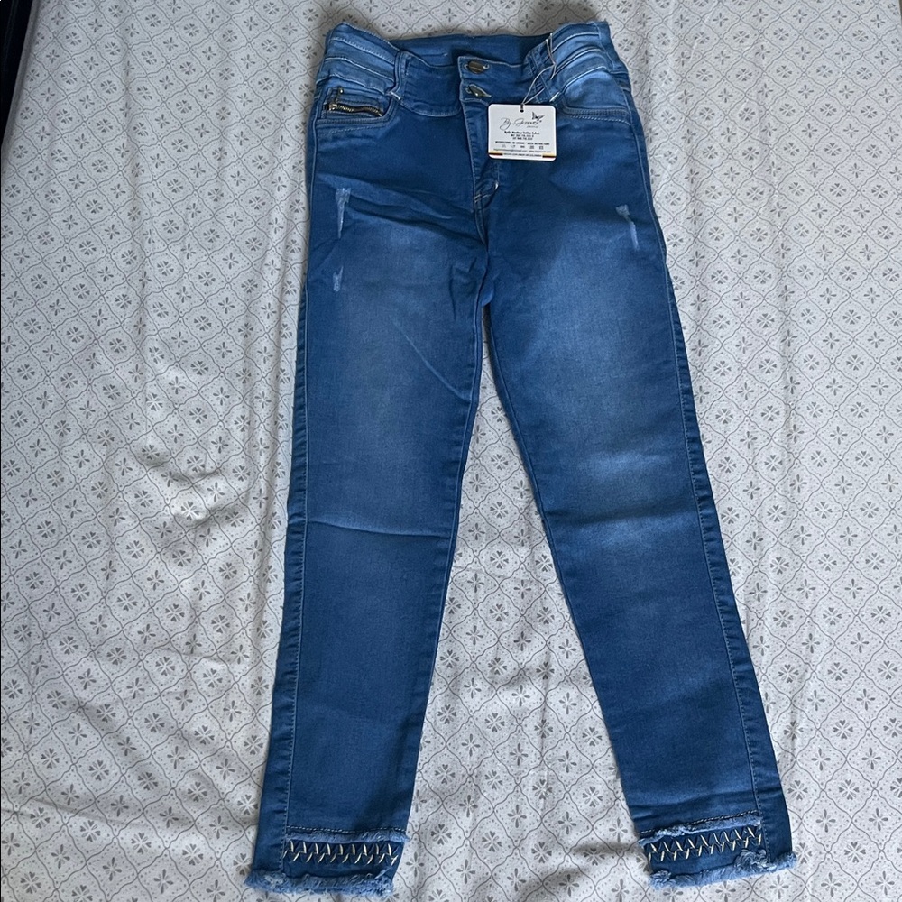 🇨🇴 Colombia Groove Classic Blue Skinny Jeans